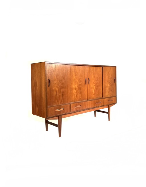 buffet haut/bar vintage danois en teck des années 60
