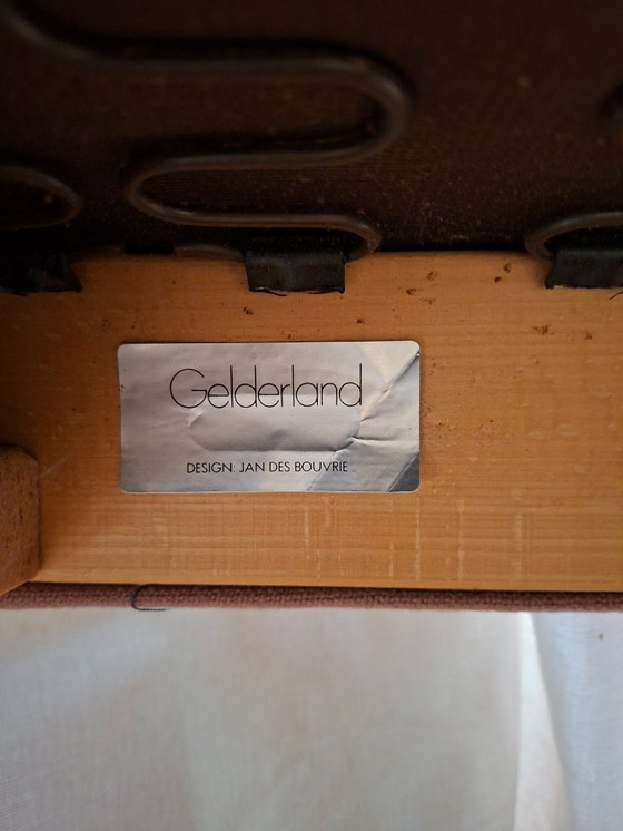 Image 1 of Jan des Bouvrie banc/chaise longue rose