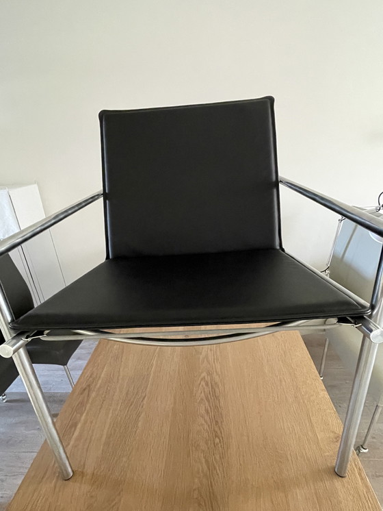 Image 1 of Armchair SZ 03 Ohman 1012-1000 by Martin Visser/Spectrum black leather new condition