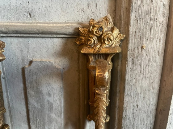 French 19th Century Brass Coat Hooks, Louis Seize Style – Coat racks (photo 2 of 9)