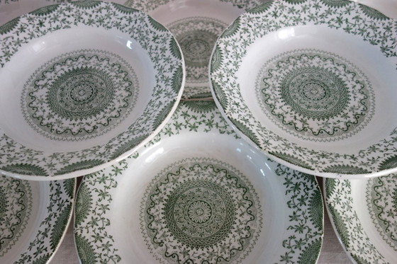 Image 1 of 8 platos hondos de loza Fine Ware