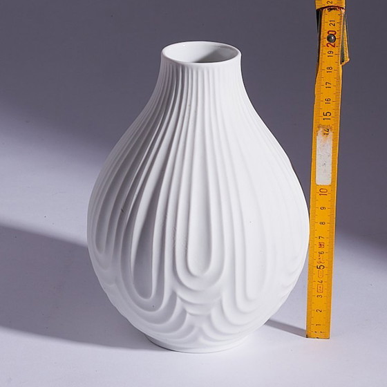 Image 1 of Vintage vase by Heinrich Porzellan OP Art, 1970s