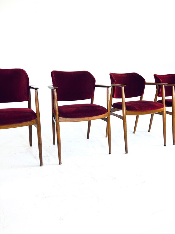 Image 1 of 4x Vintage Eetkamerstoel Spahn Stadlohn, Jaren ‘60