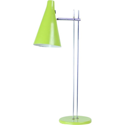 Lampe de table vintage en métal laqué par Josef Hurka pour Lidokov, Tchécoslovaquie 1960