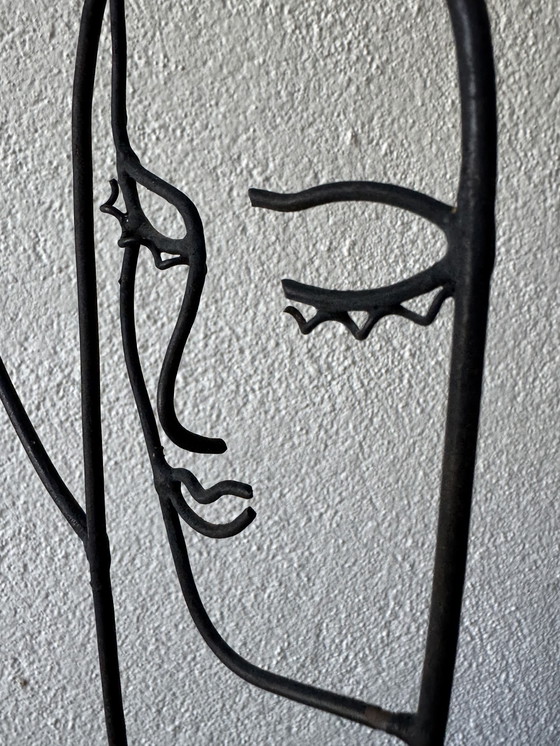 Image 1 of Scultura in filo metallico degli anni '60