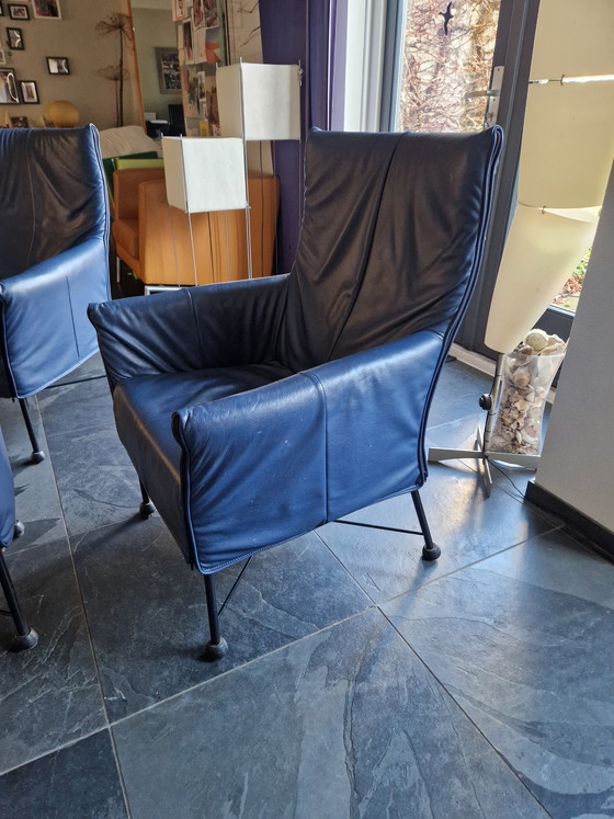 Image 1 of 2x Montis woonkamerstoel met poef