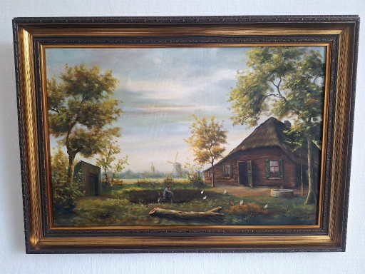 Backyard – schilderijen tekeningen, Canvas (photo 2 of 5)