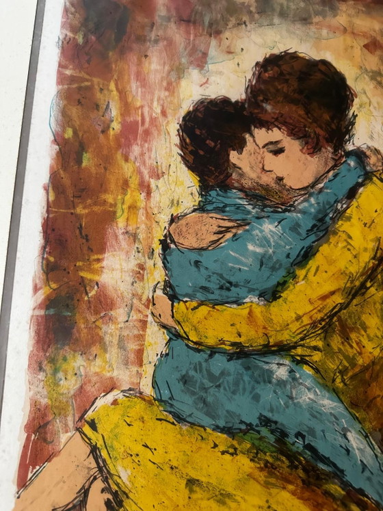 Bertoldot Taubert (1915–1974), Mutter und Kind, Lithografie, signiert EA 23/25, gerahmt (photo 8 of 14)