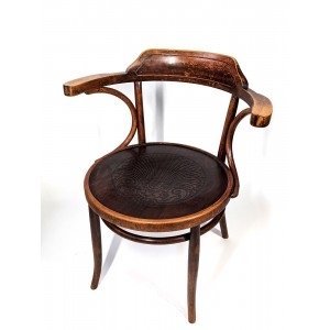 Image 1 of Original Fischel armchair - bentwood - Art Nouveau - Czechoslovakia