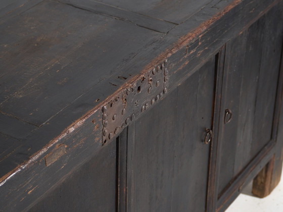 Buffet bas ancien peint en bois d'orme – Chine, circa 1900 (photo 25 of 40)