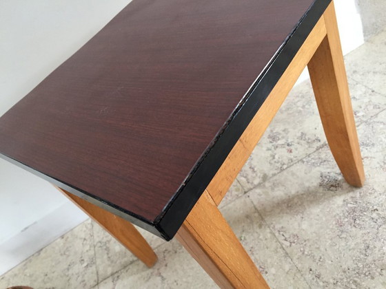 Vintage FORMICA Bijzettafel Krukje – lamine (photo 5 of 18)