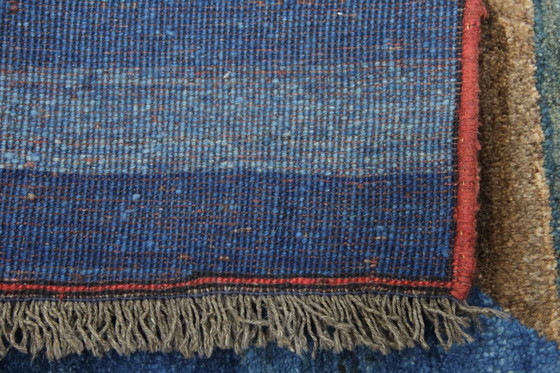 Image 1 of Tappeto orientale persiano Gabbeh Ghashghai originale, 158 cm x 119 cm, antico, naturale