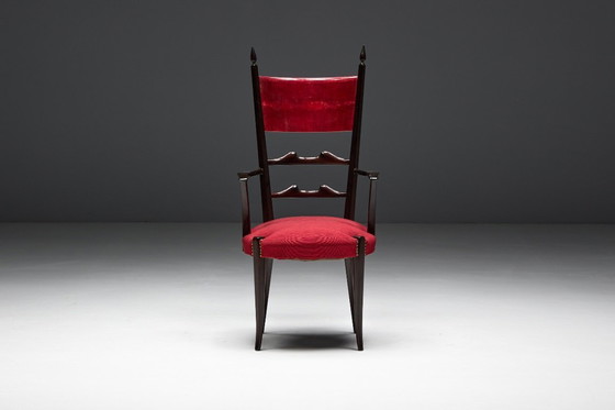 Image 1 of Sedie da pranzo con schienale alto di Aldo Tura, Italia, 1962