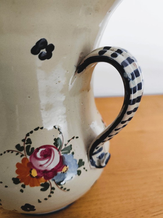 Antique Vase Made in Italy Polychrome Decoration – Ceramic (photo 6 of 10)