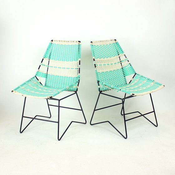 Image 1 of Mid Century Outdoor Sitzgarnitur, Tschechoslowakei, 1960er