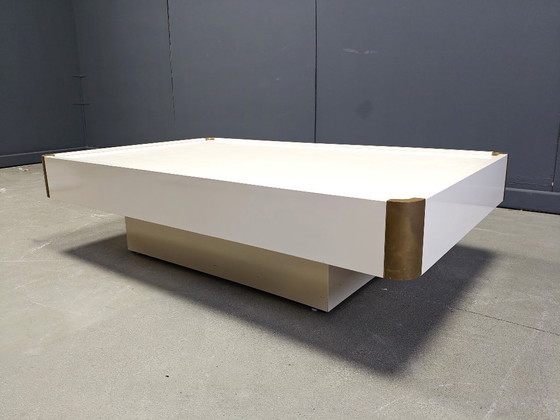 Image 1 of Tavolino da caffè vintage attribuito a Willy Rizzo, anni '70