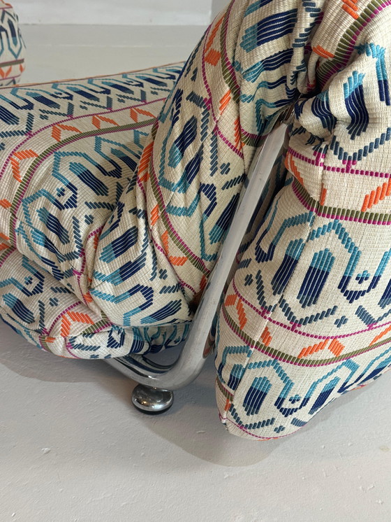 Image 1 of Verchromte italienische Loungesessel