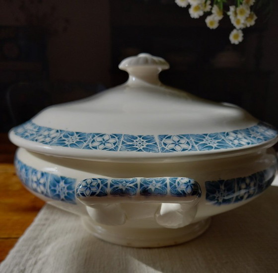Longchamp "René" ijzerstenen soepterrine – Servies, Ceramic (photo 6 of 12)