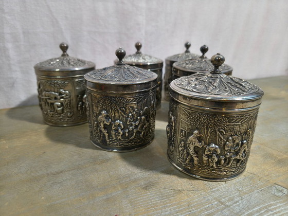 Image 1 of Douwe Egberts  Suiker en koffie bewaar blikjes 