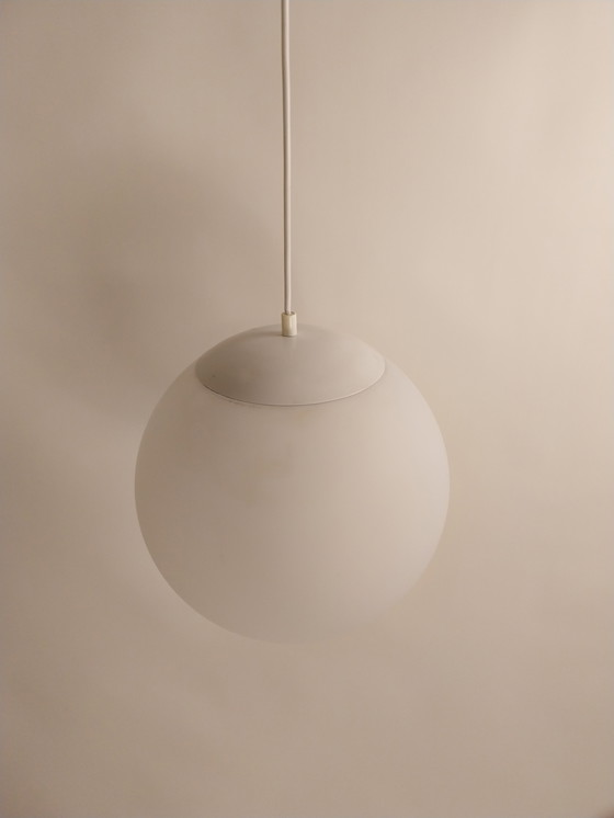 Image 1 of 1 x Hala Zeist bollamp wit 1970's 