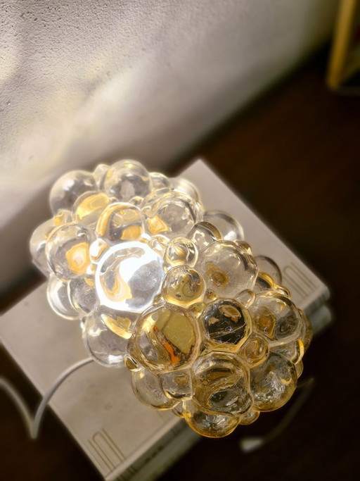 Vintage bubble wall lamp Helena Tynell Glashutte