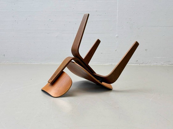 Image 1 of Three-legged chair SE 42 by Egon Eiermann for Wilde & Spieth, 1950s