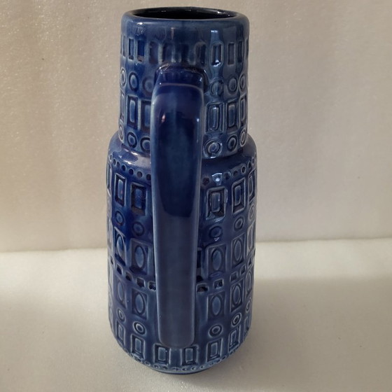 Image 1 of Vade bleu west germany, Kreuz keramik, 1960-70 