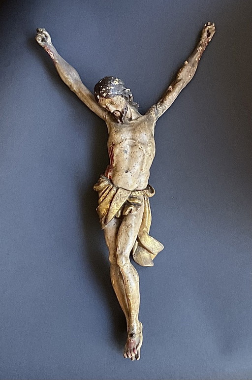 Corpus de Cristo español de madera policromada del siglo XVIII
