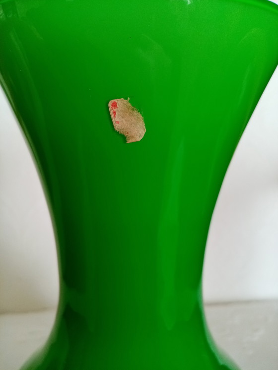 Image 1 of Empoli/Murano 60S Double-Layer Tubed Glass Deco Vase