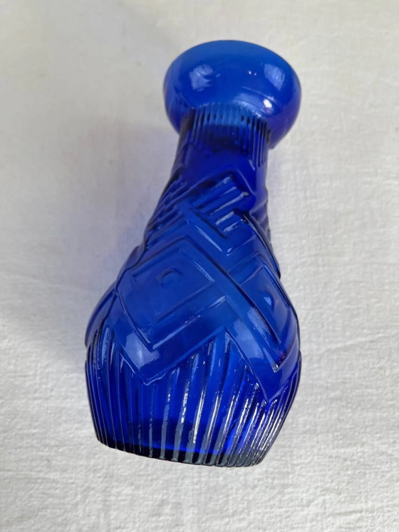 Vaso Art Déco blu cobalto – Vasi, Crystal, Glass, Art Deco (photo 6 of 7)