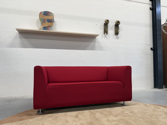 Image 1 of Divano Gelderland 4800 Bank 2 posti in tessuto Vidar rosso 160