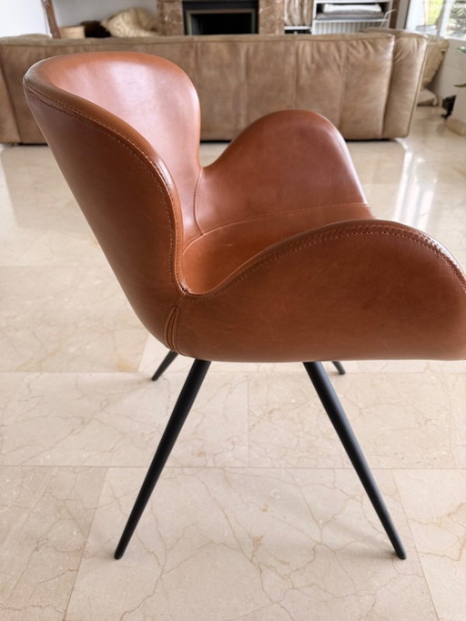 Leather Chairs 6 pcs
