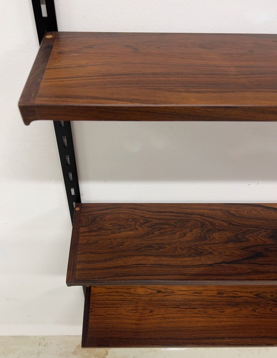 Image 1 of ETAGERES EN PALISSANDRE PAR KAI KRISTIANSEN POUR FELDBALLES, 1960