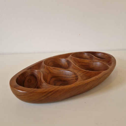 Ciotola vintage in teak di Laur Jensen