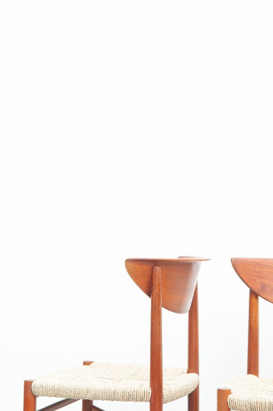 Image 1 of 4 sillas de comedor de teca de Peter Hvidt y Orla Mølgaard-Nielsen para Søborg Møbelfabrik (años 50)