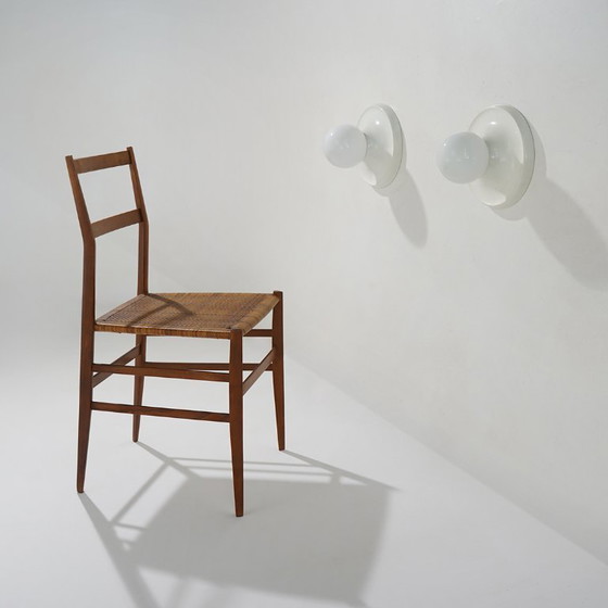 Image 1 of Een paar Light Ball plafondlampen van de gebroeders Castiglioni voor Flos, jaren 60.