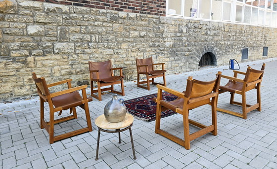 Image 1 of PACO MUÑOZ SAFARI STOEL STOELEN JACHTSTOEL JAREN 60 ZITGROEP MID CENTURY