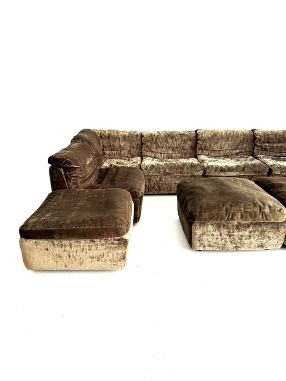 Vintage XL 11-piece modular sofa, Laauser ‘80 – Wood, Plastic (photo 4 of 15)