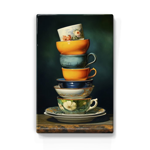 Artful wooden panel