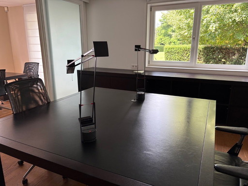 2 x Artemide Tizio bureau lamp
