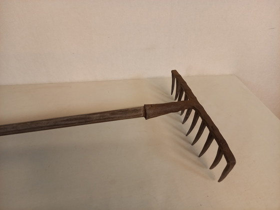 Image 1 of Rastrello molto antico, forgiato a mano