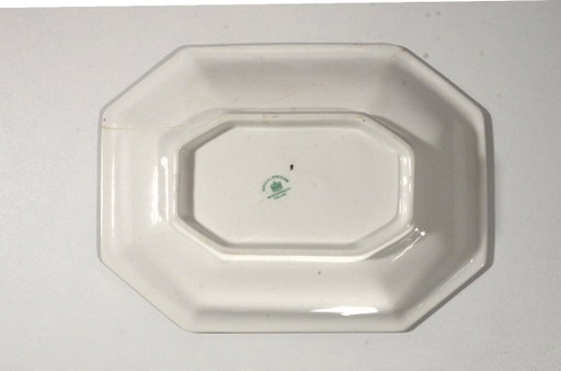 Plat Décoratif en Porcelaine Fine Wegdwood & Co, 26x19cm, Rare, État Moyen, 26cm – Wedgwood, tafelwaar (photo 2 of 5)