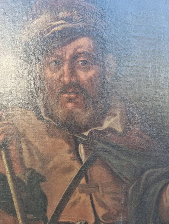 Image 1 of óleo en madera, 1905 Cazadores