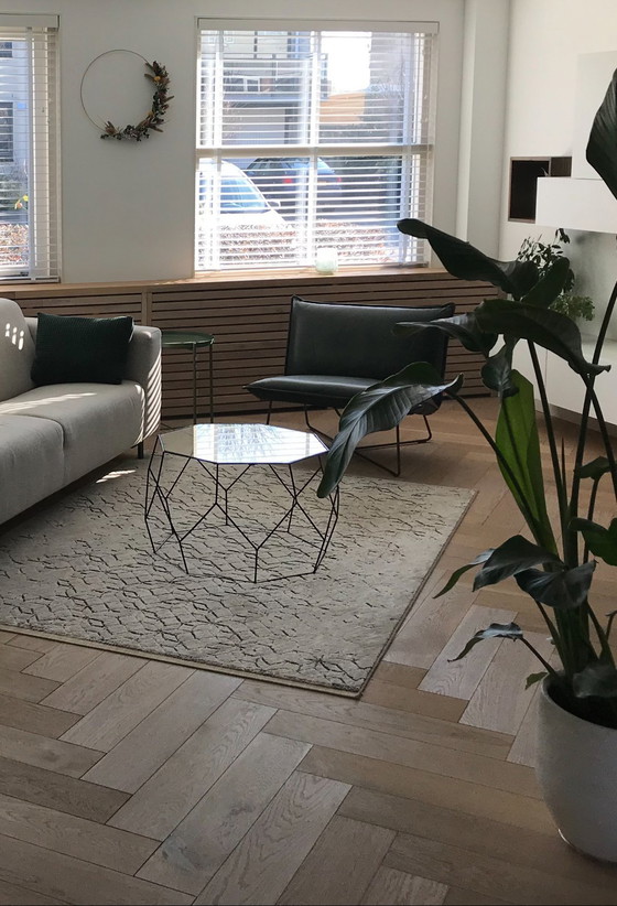 Image 1 of Jess Design Earl Groene Leren Fauteuil