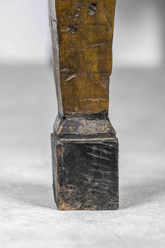 Image 1 of Banc de jardin oriental/banc de salle de bain en bambou