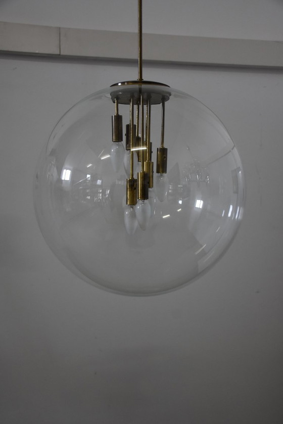 Image 1 of Nederlandse bolvormige lamp uit het midden van de 20e eeuw, jaren 70.
