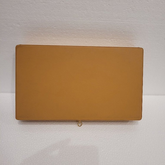 Image 1 of Pennenhouder/organizer, camelkleurig leer, vintage, Loewe, jaren 80 – Spanje