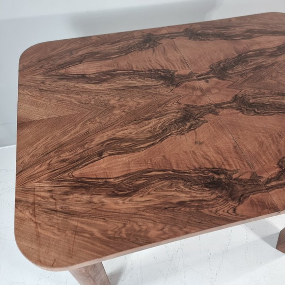 Image 1 of Art Deco Dining Table in Walnut, 1960s