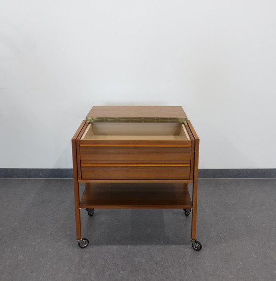 Image 1 of Sewing Table / Side Table 1960S Horn Moebel 