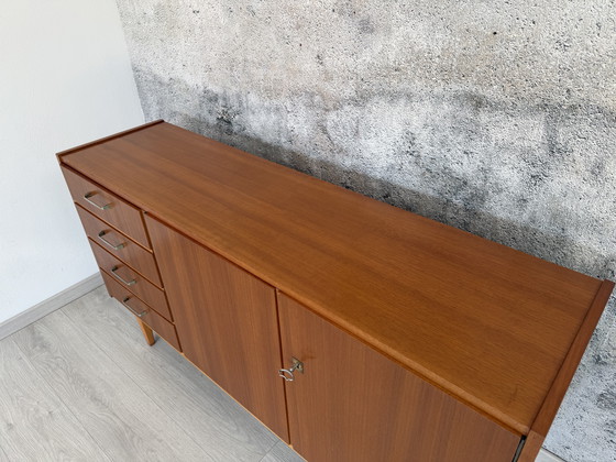 Image 1 of Mid-Century Sideboard / Chest of Drawers 1960s – Walnut – Vintage